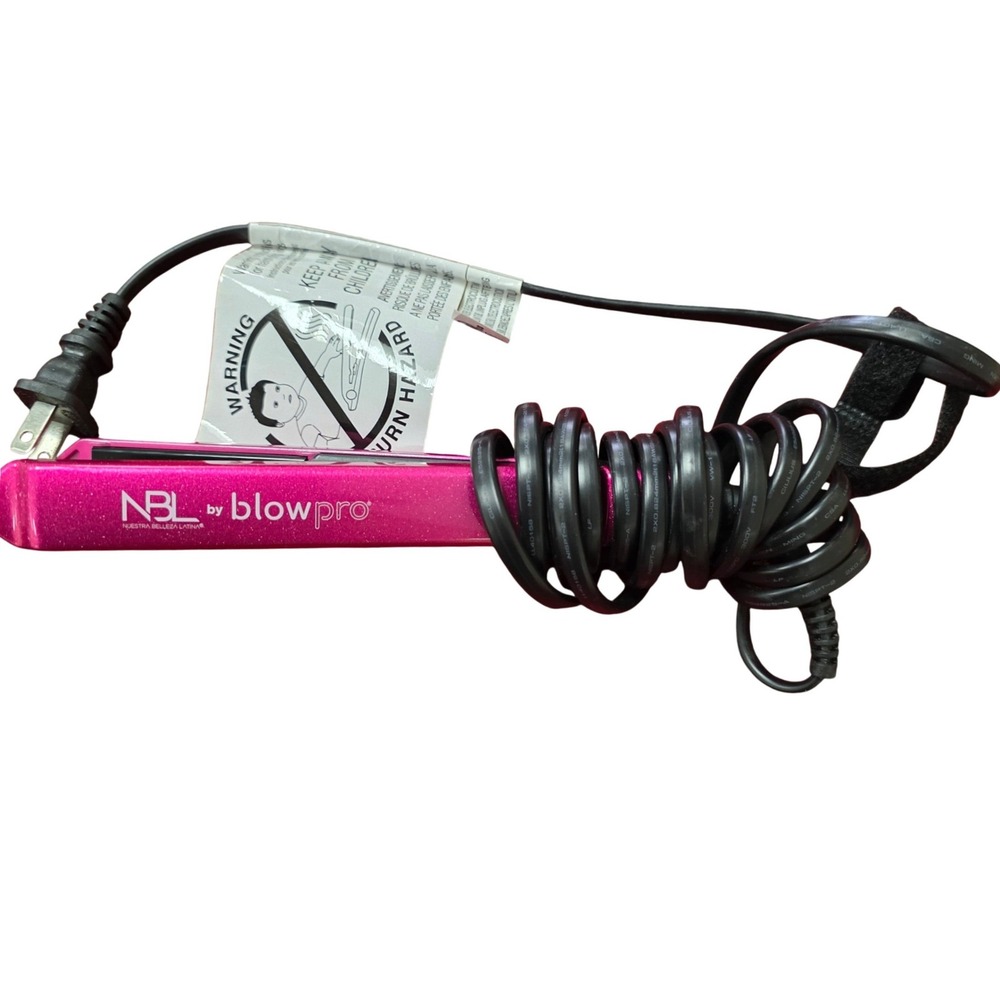 NBL by blowpro Flat Iron Hair Straightener Women OS Pink Excellent NMF3